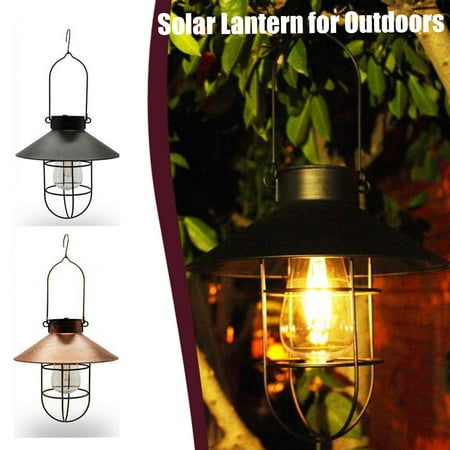 

CFX Solar Light Outdoor Chandelier Metal Solar Light With Warm White Copper Wire Light Garden Courtyard Porch Decoration Small Copper