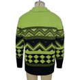 thumbnail image 5 of OGLCCG Men's Shawl Collar Cardigan Sweater Winter Warm V Neck Button Down Knitted Sweaters Comfort Slim Fit Soft Fabric Outwear,L,Green, 5 of 6