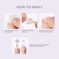 thumbnail image 5 of Impress Press On Toenails, 'Blanc Chic', White French, Short Squoval, 24 Count, 5 of 9