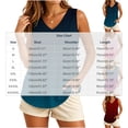thumbnail image 3 of Avirosel Women's Plus Size Tank Tops V Neck Casual Lightweight Sleeveless Loose Fit Tunic Blouse for Summer Purple, 3 of 8