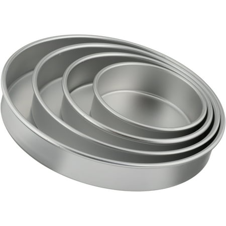 Wilton Performance Pans Tierd-Cake Aluminum Pan Set, Round,