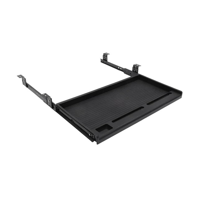 Siruishop Desk Drawer Keyboard Tray Ergonomic Keyboard Tray Under Desk for Office Home Black