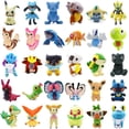 thumbnail image 2 of Pokemon Mimikyu Riolu Mew Cubone Plush Toy Kawaii Furret Lugia Eevee Zeraora Caterpie Butterfree Stuffed Peluche Doll, 2 of 5