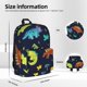 thumbnail image 5 of Bonita mochila de dinosaurio de dibujos animados, mochila para portátil, bolsa de viaje, senderismo, mochila de negocios para mujeres y hombres., 5 of 5