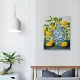 thumbnail image 3 of Nawypu  Lemon Fruit Tree Ornate Vase Still Life Painting, Design by Molly Susan Strong Canvas Wall Art, 16x20 inch, 3 of 4