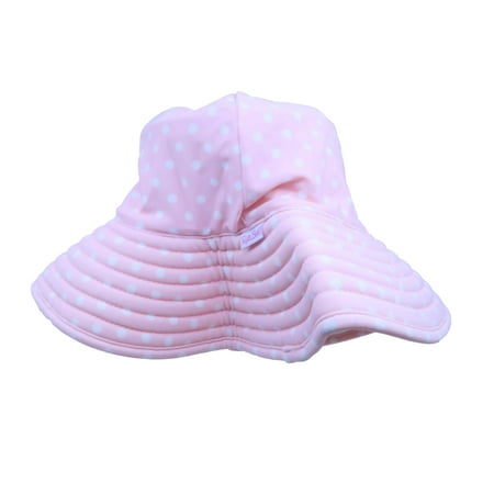 

Pre-owned Ruffle Butts Girls Pink | White Hat size: 12 Months - 2T
