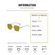thumbnail image 2 of Gafas de sol vintage de metal con montura pequeña poligonal para mujer, protección UV400 xq-sg1495, 2 of 4
