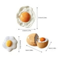 thumbnail image 2 of Autocollants de Réfrigérateur Mignons en Résine 4 Pcs Design Lait d'Œuf Aimant Fort pour Casier de Réfrigérateur Bureau, 2 of 7