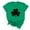 Green, variant on Meichang Women's St Patrick's Day Tees Lucky Shamrock Printed Retro Irish Tops Casual Round Neck Shirt Loose Comfy Short Sleeve Pullover Shirts for Women Saint Patricks Day Gifts Top