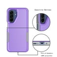 thumbnail image 4 of For Galaxy A17 5G 2025 Case ,Sturdy Phone Case for Galaxy A17 6.7 inch ,Tiflook Shockproof Protection Heavy Duty Armor Hard Plastic & Rubber Rugged Bumper 2-in-1 Case Cover ( Purple ), 4 of 6