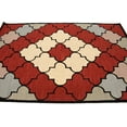 thumbnail image 5 of Multicolored Trellis 5X8 Hand-Tufted Modern Rug, 5 of 11