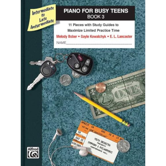 Pre-Owned Piano for Busy Teens, Book 3: 11 Pieces with Study Guides to Maximize Limited Practice Time (Paperback) 0739061682 9780739061688