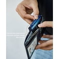 thumbnail image 3 of Serman Brands Mens Slim Bifold Wallet | RFID Blocking Minimalist | Front Pocket | Full Grain Leather Wallets for Men | Thin & Stylish | Atlantic Blue, 3 of 8
