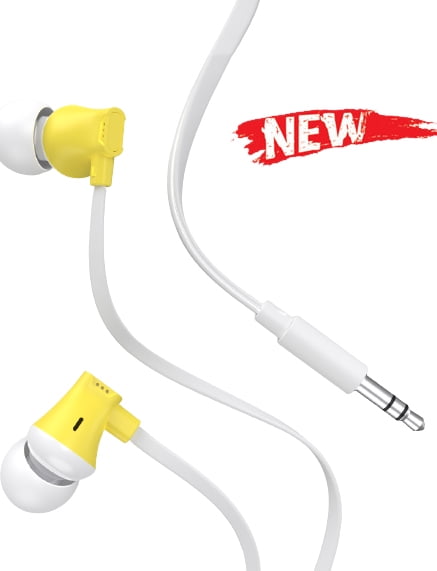 SEENDA In-Ear Earbuds Wired Noise Isolating Headphones with 3 Eartips and Tangle Free Flat Cables