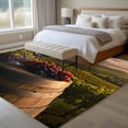 thumbnail image 4 of 6'x9' Area Rugs, Country Indoor Outdoor Area Rug for Living Room Bedroom, Grapes Casks Wine Farmhouse Washable Bathroom Rugs Kitchen Floor Carpet Mats Home Decor Aesthetic, 4 of 8