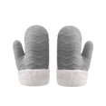 thumbnail image 5 of 1 par de guantes de punto para bebés y niños de invierno, guantes cálidos de felpa con dedos completos para niños pequeños, 5 of 5