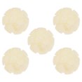 thumbnail image 3 of 5 cuentas de Buda para hacer tú mismo, artículo de adorno, cuentas de flor de loto de cuatro capas, color blanco, 3 of 7