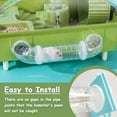 thumbnail image 5 of 2 Hamster Tubes Kits, DIY Hamster Tunnel Adventure External Pipe, Transparent Connection Track Rat Toy Hamster Cage Accessories for Hamster Mouse Small Animals Sports Expand Space (White), 5 of 7