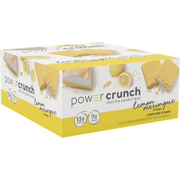 Power Crunch Original Lemon Meringue 12 count 1.4 oz bars
