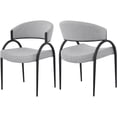 thumbnail image 1 of Meridian Furniture Chaise de Salle à Manger Gris Privet (Ensemble de 2), 1 of 6