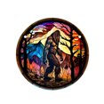 thumbnail image 1 of Hearth & Gear Ornements de Porte Plaqué Disque Acrylique Rétro Coloré Pendentif Chaîne Décorations de Porche Guirlande Floquée Décorations de Noël Intérieur Guirlande de Noël Non Éclairée Support d'Ornement de 6 Pieds, 1 of 7