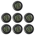thumbnail image 1 of HLONK 7pcs Round Digital Humidity Gauge Monitor Reptile Terrarium Greenhouse Thermometer, 1 of 6