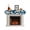 Blue, variant on Blue Pumpkin Fall Fireplace Mantel Scarf Cover 70"Wx17"L,Fireplace Mantel Shelf Top Runner,Thanksgiving Eucalyptus Leaves Weeping Mantle Dresser Scarves Table Runner for Holiday Party Living Room