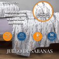 thumbnail image 4 of Juego De Sábana Hotelera Matrimonial MELOCOTTON HOGAR Microfibra Premium Mod-C7, 4 of 5