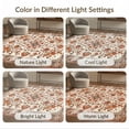 thumbnail image 7 of ODIKA 2'x3' Washable Throw Rug Non-Slip, Low Profile, Flatwoven, Easy Care Vintage Boho Retro Distressed Farmhouse Layout Textured for Hallway, Study Room, 7 of 7