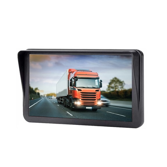 9 Inch 3D GPS Navigation Free Maps Support Multiple Map Languages RAM 256MB ROM 8GB Truck ,Flexible Double Bracket Installation