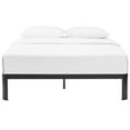 thumbnail image 4 of Modway Corinne Modern Sturdy Powder Coated Steel Queen Bed Frame in Brown, 4 of 5