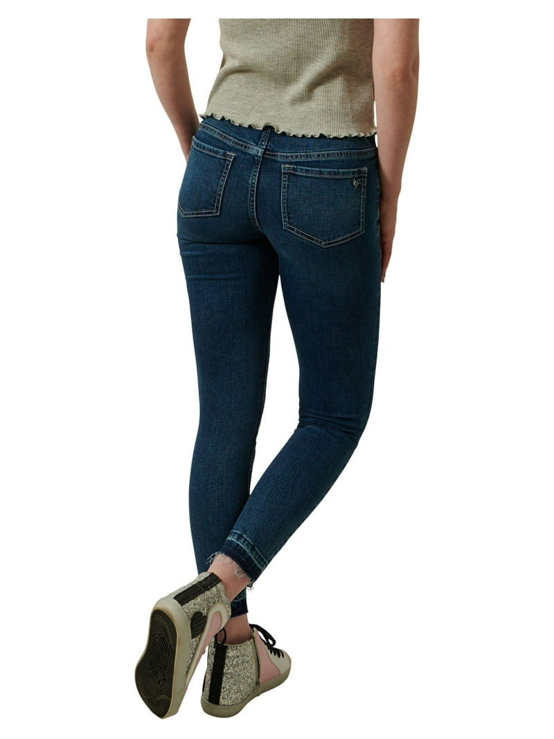 Justice Girls Distressed Denim Jeggings, Sizes 6-18, Slim Plus - Main Image
