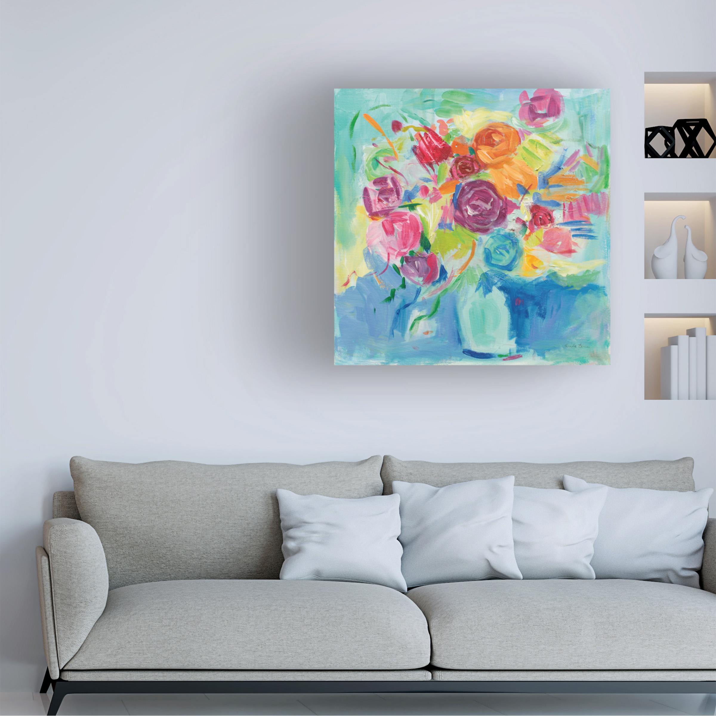 Farida Zaman 'Matisse Florals' Canvas Art