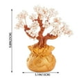 thumbnail image 4 of Stunning Feng Shui Artificial White Pearl Bonsai Money Tree, 4 of 4