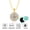 Yellow gold, variant on Sterling Silver Necklace for Women with Pendant D Color VVS1 Clarity Lab Created Diamond Heart Moissanite Necklaces Choker Necklace with 18K Gold Plated, 16 inch + 2inch Chain