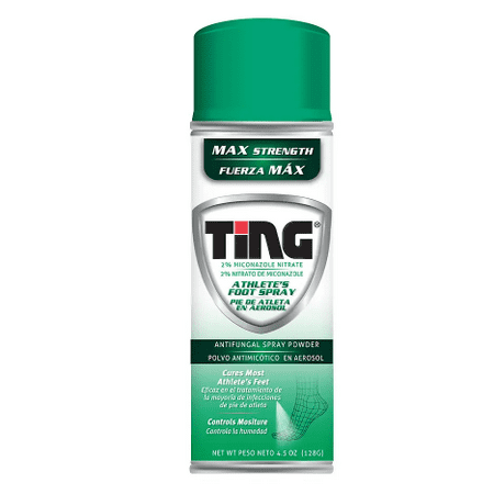 Ting Foot & Jock Itch, Antifungal Spray Powder 4.5 oz.(pack of