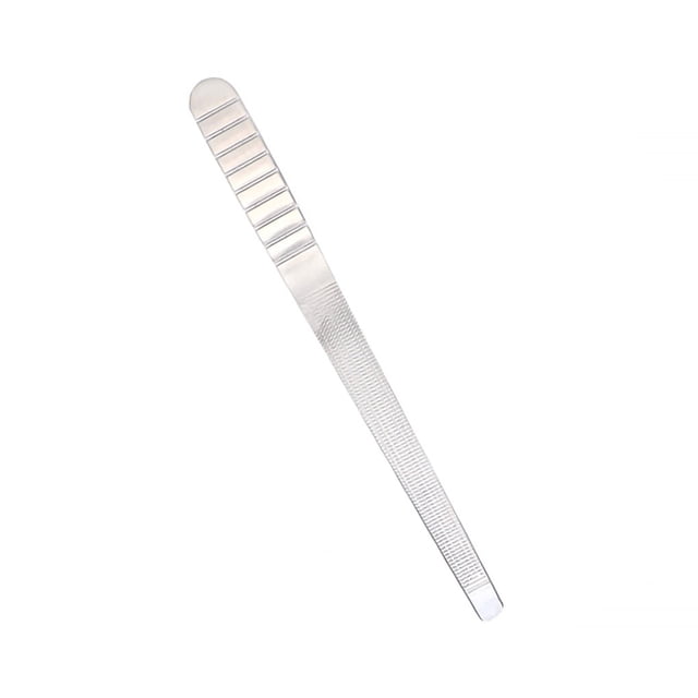 Soidarity Cuchara empujadora de cutículas de uñas de doble cabeza, recortadora de eliminación de esmalte de Gel de acero inoxidable, barra de pulido Juegos de manicura HWC01 Soidarity CE000322-15