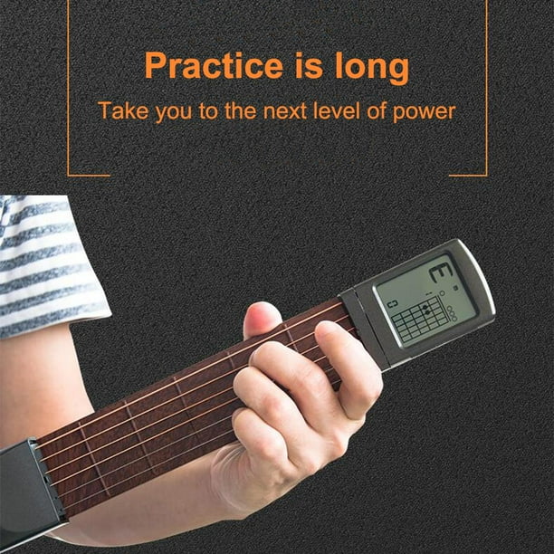 Pocket Guitar, Left Hand Portable Guitar Trainer Guitar Finger