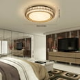 thumbnail image 5 of 19.68'' Diameter Dimmable Bathroom Chandelier, 72W LED Crystal Ceiling Light Modern Style Flush Mount Chandelier Light Fixture, 5 of 19