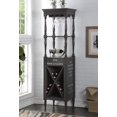 thumbnail image 1 of Armoire à vin Anthony d'ACME, gris antique, 1 of 3