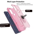 thumbnail image 3 of Tiflook for Moto G Pure Phone Case, Moto G Power 2022 Case with Kickstand | Military Grade Drop Proof Protection Phone Cover | Durable Rugged Protective Shockproof TPU Matte Textured Bumper,Pink, 3 of 6
