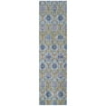 thumbnail image 3 of SAFAVIEH Valencia Raschelle Quatrefoil Polyester Area Rug, Lavender/Gold, 6' x 9', 3 of 7