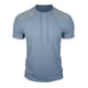 thumbnail image 1 of Mens Casual Manga Corta Botón Abajo Camisas Cuello Redondo Sólida Camisa de Parche para Al Aire Libre, Casual, Uso Diario, 1 of 7