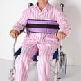 thumbnail image 2 of Cinturón de seguridad para silla de ruedas Arnés de silla de ruedas ajustable, cómodo y transpirable con Morado claro jinwen Cinturón de seguridad para silla de ruedas, 2 of 8