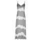 thumbnail image 4 of Vestido largo sin mangas con cuello en V y estampado informal de verano para mujer con estilo OAVQHLG3B Store  lin121212, 4 of 5