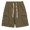 Brown, variant on uikmnh Shorts Men Men's Summer Cargo Shorts Solid Color Elastic Waist Drawstring Casual 5 Inch Shorts Size:XL