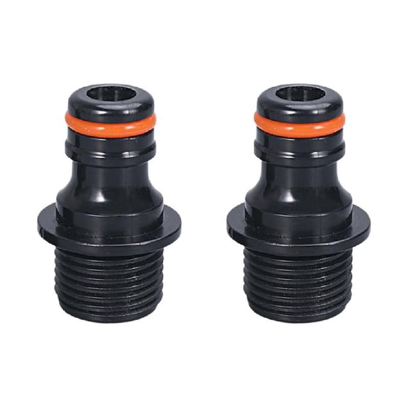 2Pcs Garden Hose Quick Connection Fittings Water Hose Connectors 1/2inch 3/4inch Sprays Nozzle Faucet Adapter