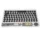 thumbnail image 4 of Teclado inalámbrico Bluetooth retroiluminación colorida Cool 10 pulgadas recargable para teléfono portátil tableta negro, 4 of 5