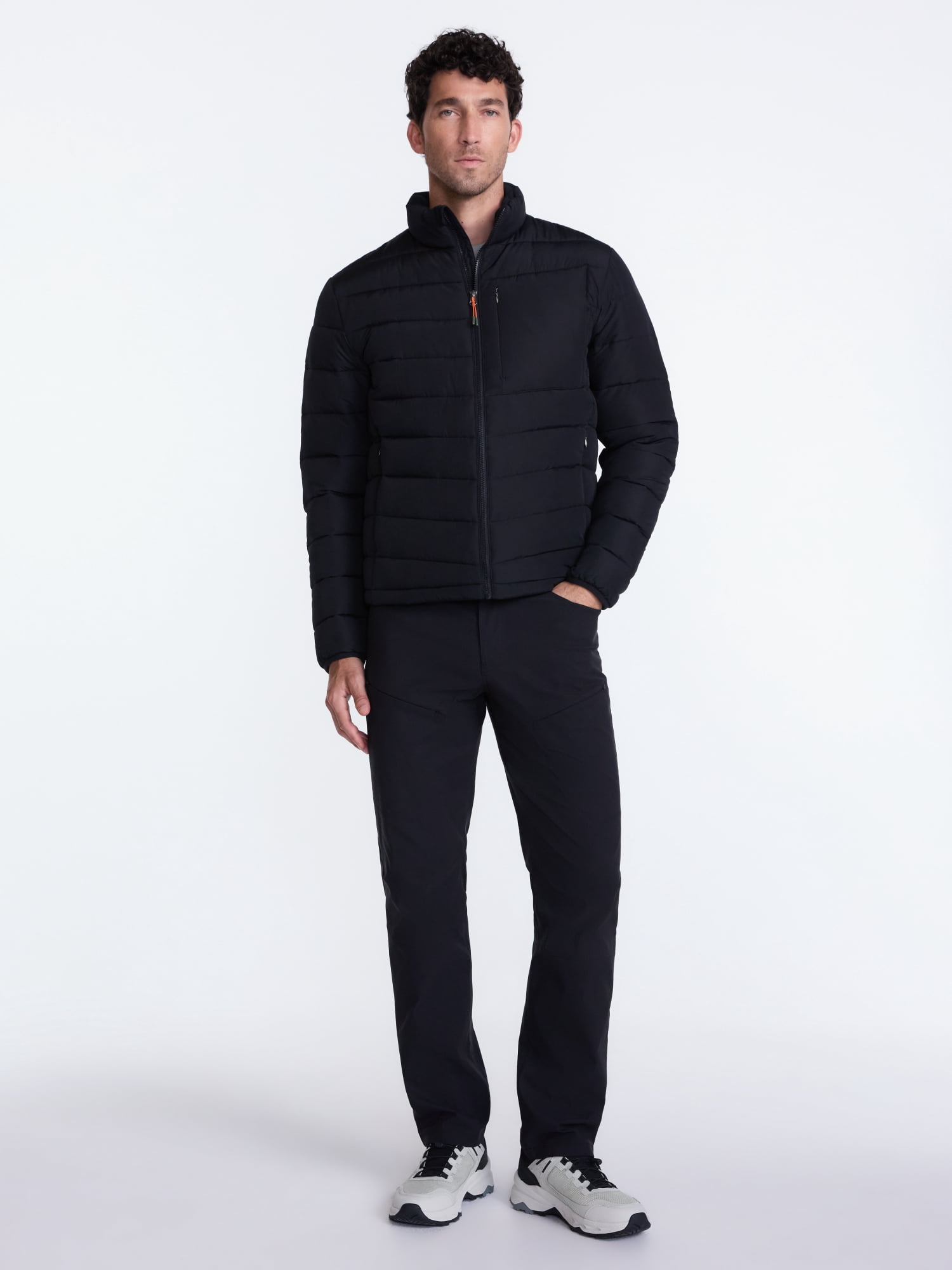 Ozark Trail Men's and Big Men's Puffer Jacket, Sizes S-4XB
