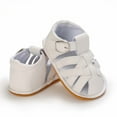 thumbnail image 6 of FRSASU Kids Sandals Toddler and Boys Sandals Printed Soft Sole Cutout Sandals White 6M(13), 6 of 9
